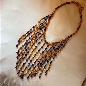 Amber & Turquoise Necklace
